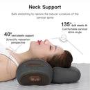 Electric Neck Massager Pillow Vibration Heating Massage Neck Traction Stretcher Support Cervical Spine Pain Relief Sleep Relax - M & M Global