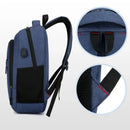 Mens BackPack LargeCapacity Simple Fashion Travel Female Student ComputerBag - M & M Global