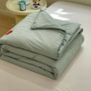 INS Style Plaid Summer Quilt Light Comforter Spring Summer Comforter Suitable for Bedroom Apartment Student Dormitory - M & M Global