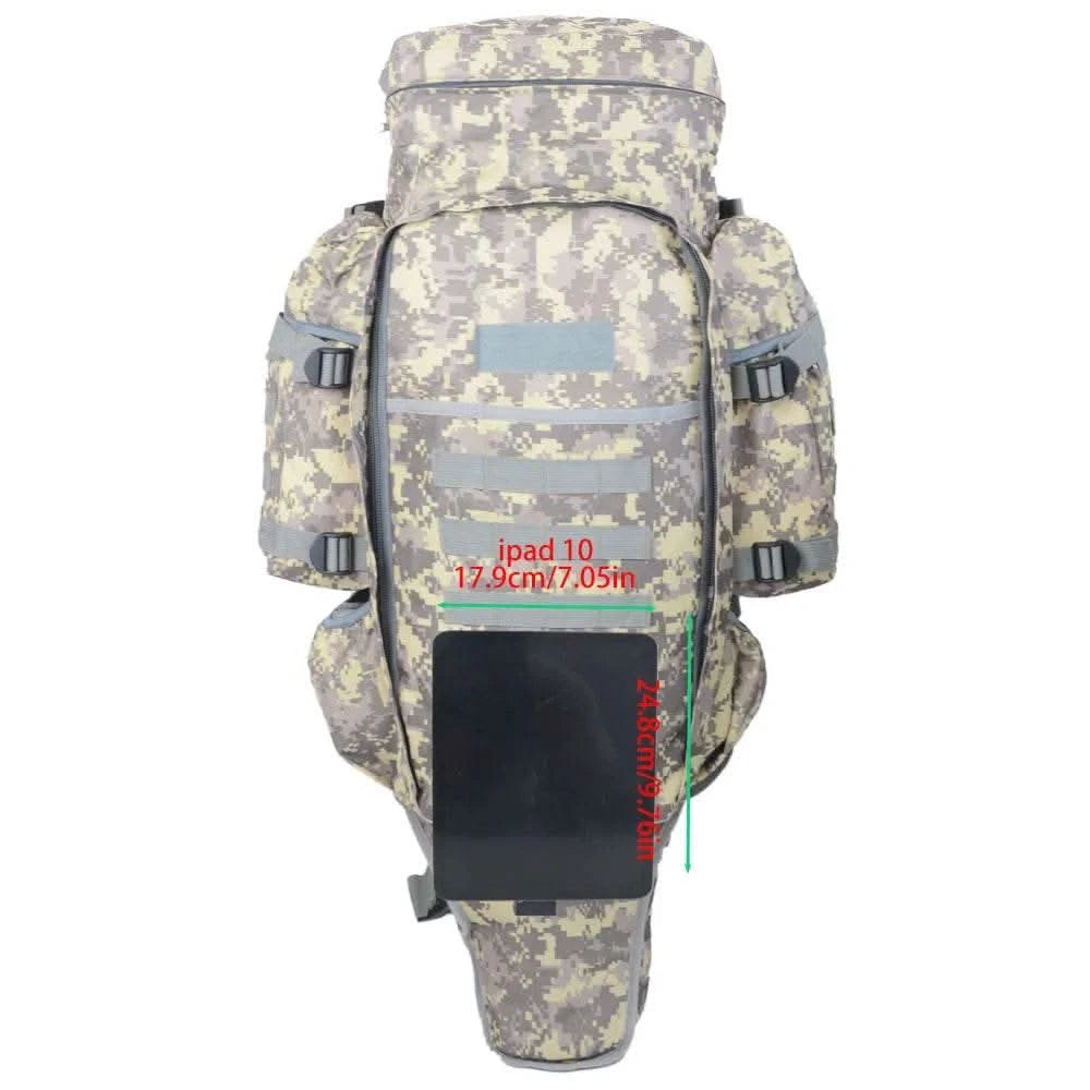 75 liters large capacity combination large backpack multi-functional outdoor sports cycling shoulder recreational hiking tactica - M & M Global