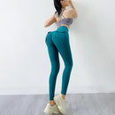 Women's Gym Leggings Pocket Yoga Pants Sexy Naked Feeling  Fitness Sports Pants Stretch Soft High Waist Running Push Up Leggings
