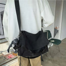 Canvas Messenger Bag Ladies Big Capacity Handbags Shoulder Bag Youth Girls Student School Bags Fashion Men Crossbody Bags Bolsos - M & M Global