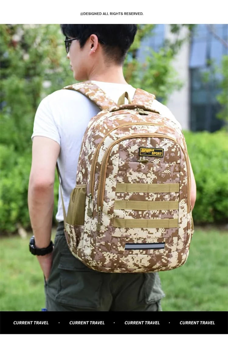 High Quality Large Capacity Outdoor Tactical Backpacks Waterproof Multi Functional hiking bag Outdoor Trekking  Camping Backpack - M & M Global