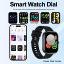 Smart Watch, Wireless Calling/dial, Multi-Sport Mode, Compatible with iPhone/Android