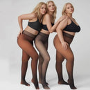 Women's New Fleece Tights Warm Winter Thicken Leggings Fake Translucent Pantyhose Thermal Sexy Stockings Female Velvet Leggings