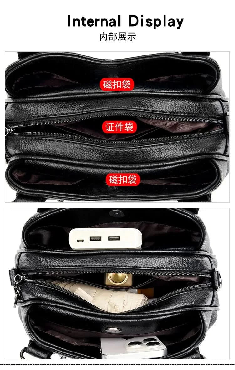 Women'S Bag 2025 New Designer Mid Year Lady Mom Crossbody Large High-Capacity Handbag - M & M Global