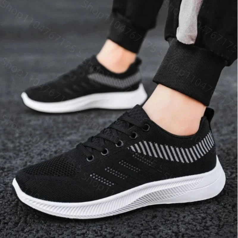 Men's spring wear-resistant trendy and versatile new soft sole comfortable running casual shoes sports shoes men's casual shoes - M & M Global