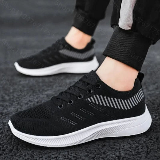 Men's spring wear-resistant trendy and versatile new soft sole comfortable running casual shoes sports shoes men's casual shoes - M & M Global