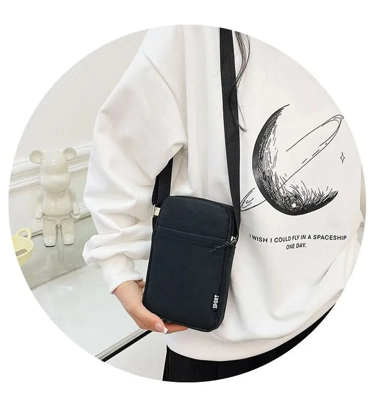 New Fashion Mobile Phone Bag Women's Messenger Bag All-match Mini Small Crossbody Bag Hanging Neck Coin Purse Vertical Handbag - M & M Global