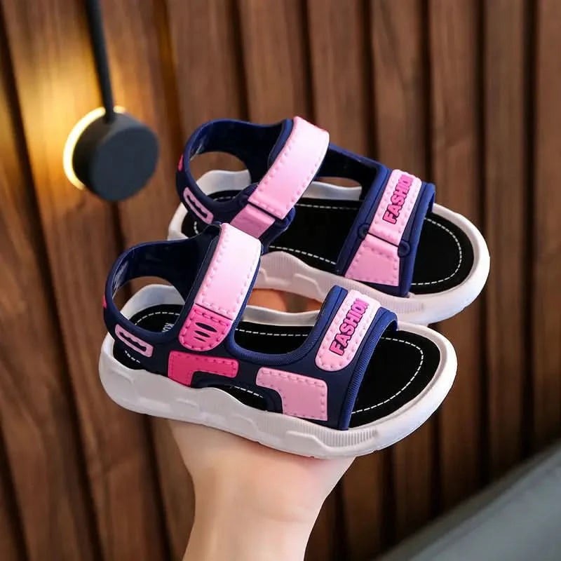 Fashion Kids Sandals Baby Shoes Boy Soft Sole Non-slip Boys Girls Sandals Toddler Children's Shoes Summer Beach 2-10 Years - M & M Global