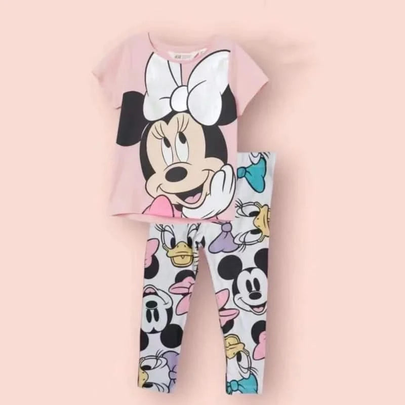 Cute Baby Girls Kids Clothing Disney Minnie Girls Clothes Sets Baby Clothes Set 0-10year Years Old - M & M Global