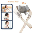 Dropshipping Electric Neck And Shoulder Massager Shiatsu Shawl Kneading Massage Pillow Shoulder Leg Body - M & M Global