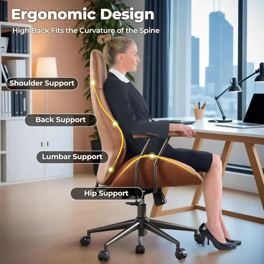 Gaming Chair with Breathable Fabric – Pocket Spring Cushion, Comfortable Office Chair with Gel Pad & Storage Bag
