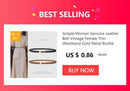 Knotted Belts for Women Belt Lady Waistband Soft Genuine Leather Suede Cowhide Waist Belt Straps Long Dress Coat Accessories - M & M Global