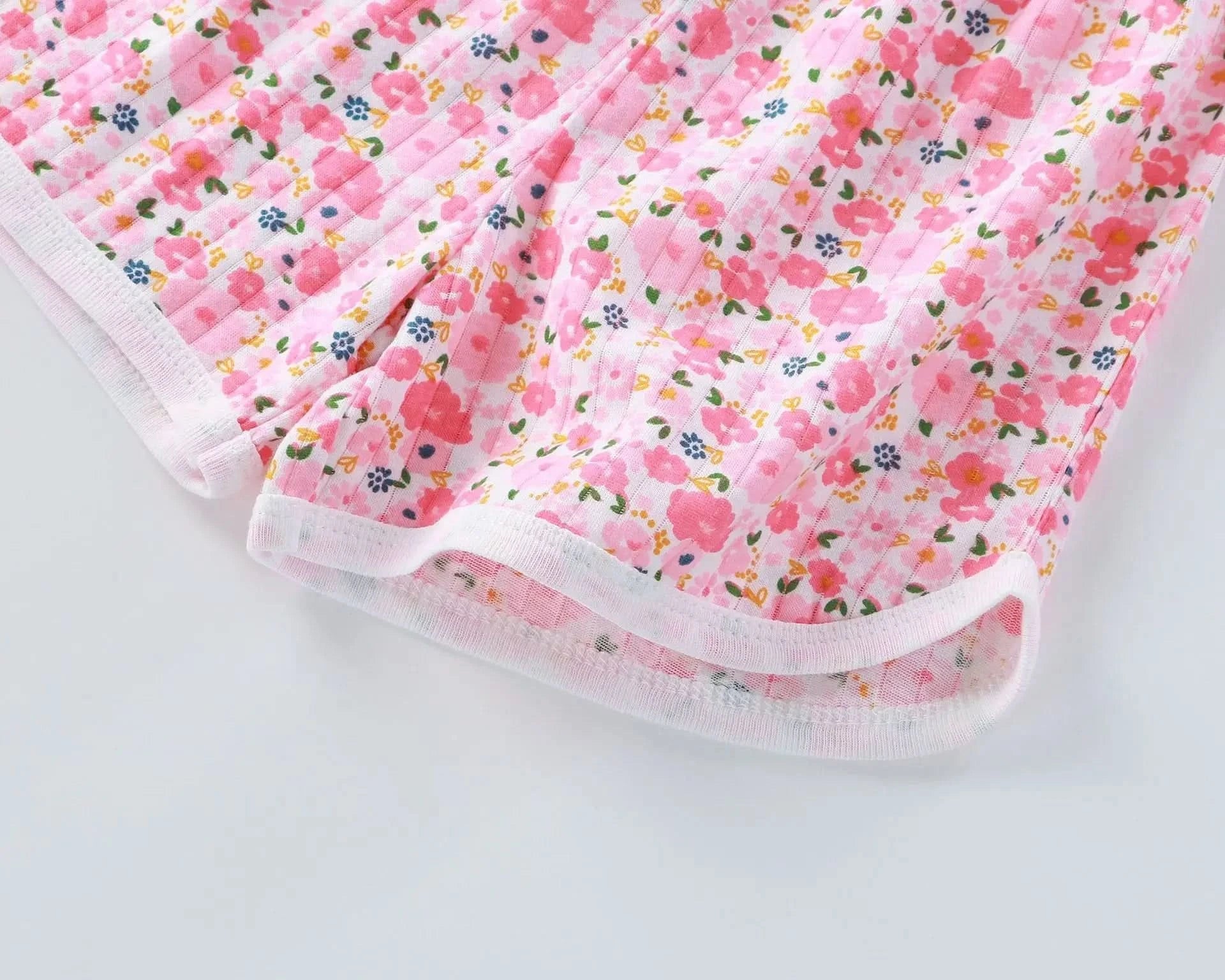 2025 Kids Cotton Clothes Girls Summer Clothes Sets Summer New Baby Sleeveless Tops + Shorts 2 Pieces Suit Girls Clothing Set - M & M Global