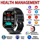 2026 New Professional ECG Monitoring Smart Watch Men Blood Pressure Blood Analysis Uric Acid BMI Body Analysis Smartwatch Women