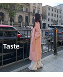 Plus Size Trendy Korean Style Woolen Coat Women's Loose Midi Student Style Jacket Autumn Winter New Arrival Small Size Outerwear