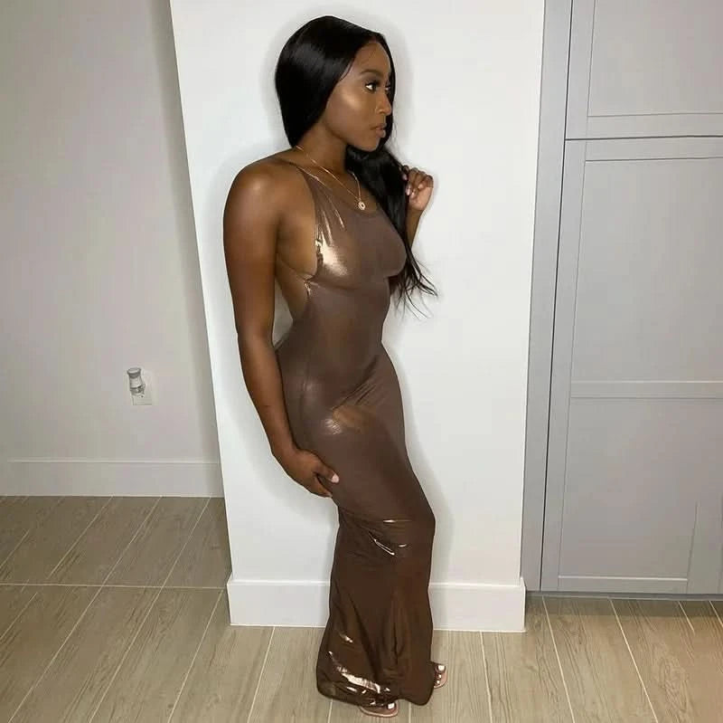 Hawthaw Women Sexy Party Club Evening Streetwear Bodycon Long Dress 2024 Summer Clothes Wholesale Items For Business D0C4049K - M & M Global