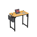 JHK Computer Desk Writing Study Office Gaming Table Modern Simple Style Compact with Side Bag Headphone Hook Easy Assembly