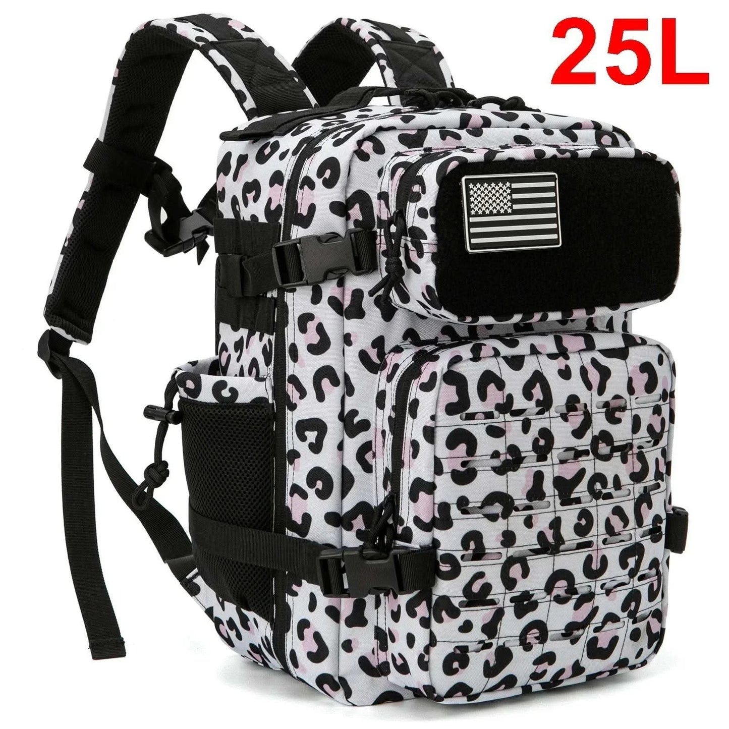25L Tactical Backpack Outdoor Bag Fitness Backpack MOLLE Backpack Women's/Men's Hiking Survival Backpack Men's Dual Cup Holder - M & M Global