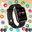 Multifunction Smart Watch For Men Women Kids Message Remind Music Control Sport Step Calories D13 Smartwatch Alarm Clock 116Plus - M & M Global