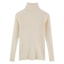 Korean High Collar Knitted Long Sleeve Base Shirt Pure Color Slimming Versatile Underwear Elegant Inner Long Top Women's Fashion