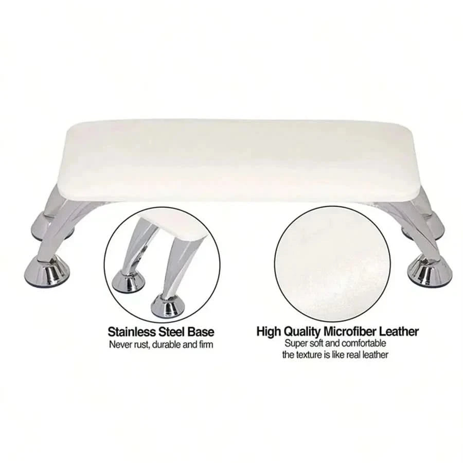 high quality professional large nail armrest arm pillow PU leather microfiber leather nail lamp nail pillow - M & M Global