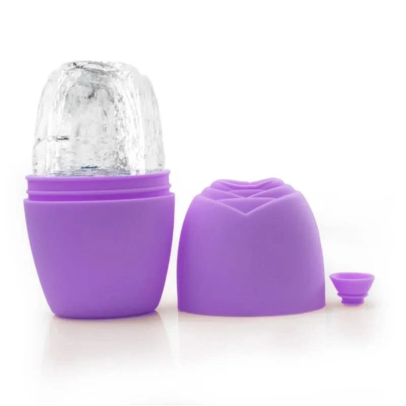 Skin Care Face Lifting Contouring Tool Silicone Ice Cube Trays Ice Globe Ice Balls Face Massager Facial Roller Reduce Acne - M & M Global