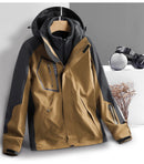 Two-piece Jacket for Men Detachable Windproof Waterproof Mountaineering Clothing 3-in-1 Outdoor Waterproof Jacket New Style