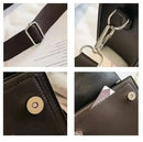 Women's versatile retro handle handbag, crossbody bag, single shoulder flip bag - M & M Global