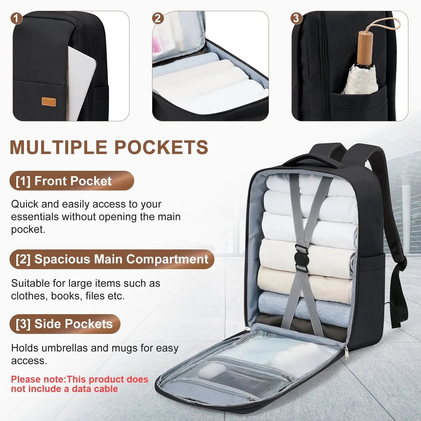 Men Travel Backpack Designer Laptop Bag Large Capacity School Backpack Women Cabin Backpack Ryanair 40x20x25 Tactical Backpack - M & M Global