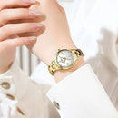 CURREN-Women's Simple Dial Wristwatch, Elegant and Charming Bracelet Quart Watches for Lady, Fashion Brand - M & M Global