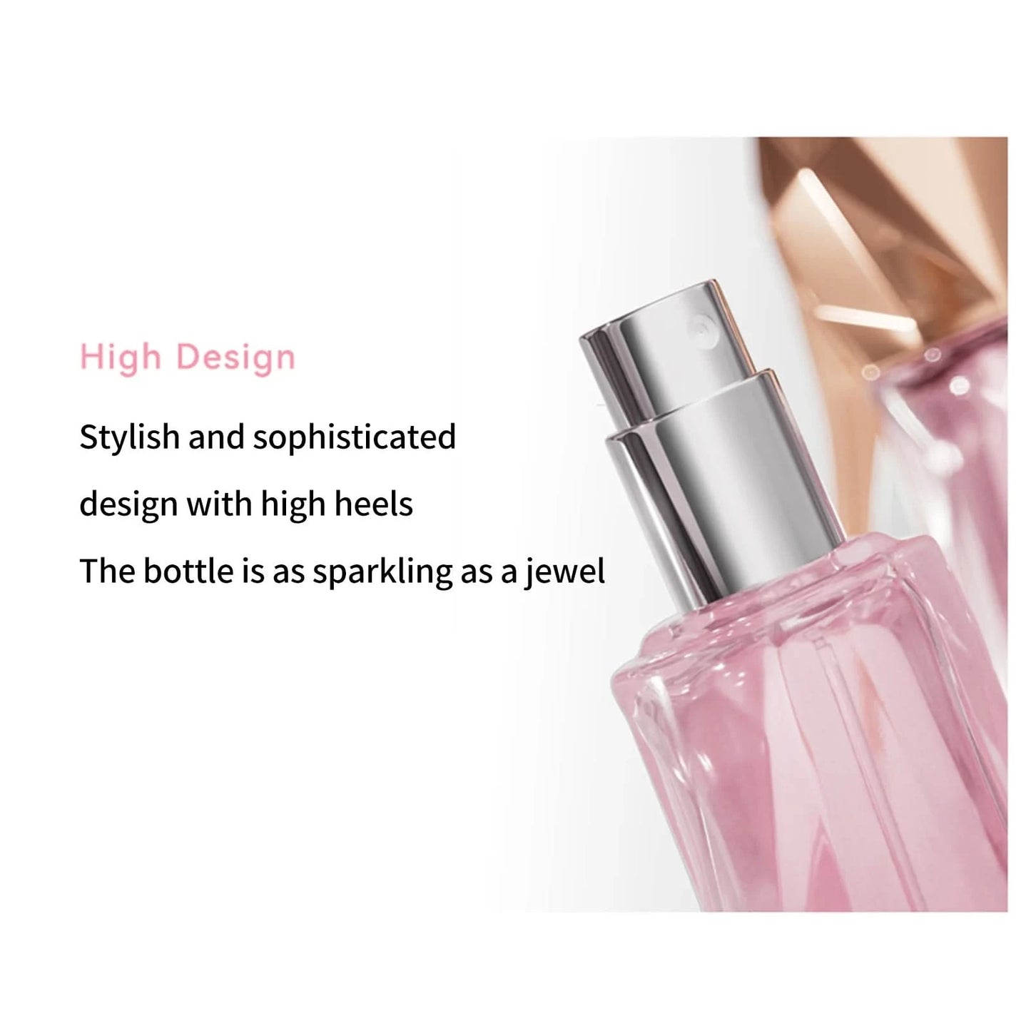 Heel Styling Perfume Eau De Parfum Spray Natural Fragrance Parfum Lasting And Charming Personal Perfume For Women And Girls 30ML
