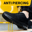 Men's Work Safety Shoes, Steel Toe Shoes, Puncture Resistant Impact Resistant Wear-resistant Outdoor Fashionable Sports Shoes