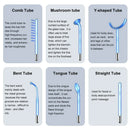 Blue High Frequency Facial Machine Screen Display Neon Electro Therapy Wand Glass Tube Anti Acne Spot Remove Skin Care Device - M & M Global