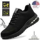Men's Work Safety Shoes, Steel Toe Shoes, Puncture Resistant Impact Resistant Wear-resistant Outdoor Fashionable Sports Shoes