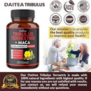 Daitea Tribulus + Maca Extract Capsules - Extra Strength 9600 Mg - Energy, Mood, Stamina and Immunity, Non-GMO - M & M Global