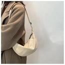 Ladies' fashionable leather PU handbag, designer shoulder bag, crossbody bag, armpit bag - M & M Global