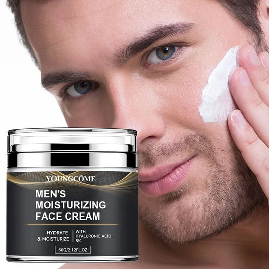 Men's Collagen moisturizing cream with retinol and vitamins, refreshing and hydrating, improves skin elasticity, day and night - M & M Global