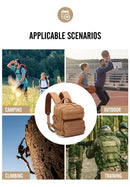 New Camping Hiking Backpack Tactical Molle 900D Men&Women School Bag Outdoor Gym Ruckdack Shoulder Pack with Dual Cup Holder - M & M Global