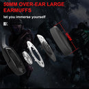 3.5mm Wired Gaming Headset with Microphone, Noise Isolating Over-Ear Design, Volume Control, Compatible with PS4/PC/PlayStation