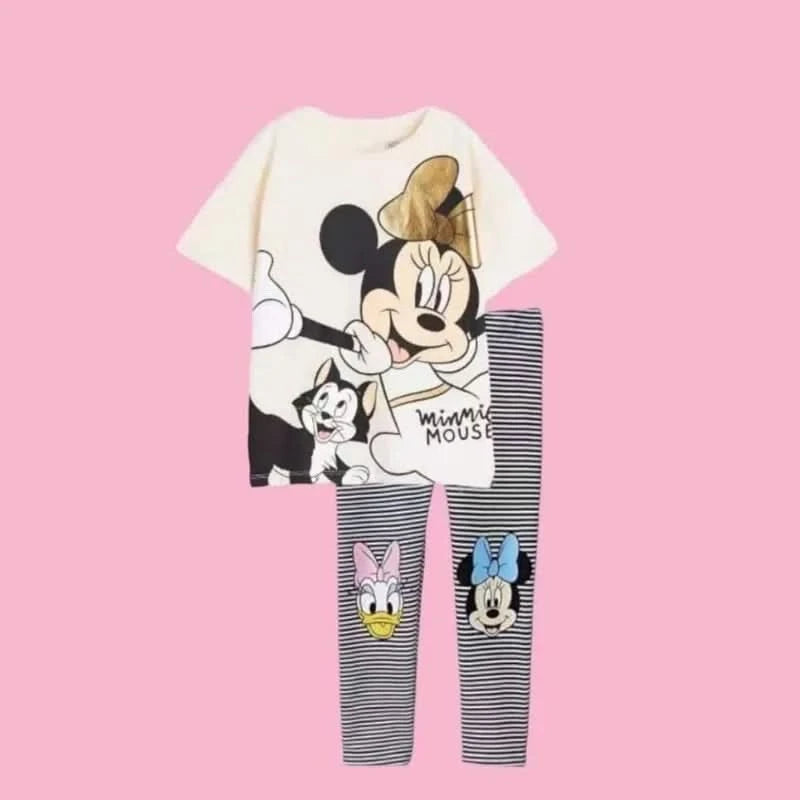 Cute Baby Girls Kids Clothing Disney Minnie Girls Clothes Sets Baby Clothes Set 0-10year Years Old - M & M Global