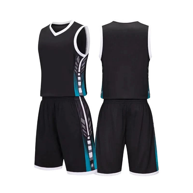 Kid Basketball Jersey Quick-drying Training Uniform Shirts Children Sportswear Kit Boys and Girls Tracksuit Sport Suit Clothes - M & M Global