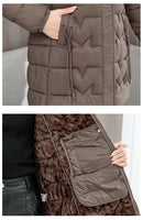 2024 New Winter Hooded Jacket Women Korean Parkas Loose Down Cotton Coats Overcoat Female Casual Thick Warm Windproof Outerwear
