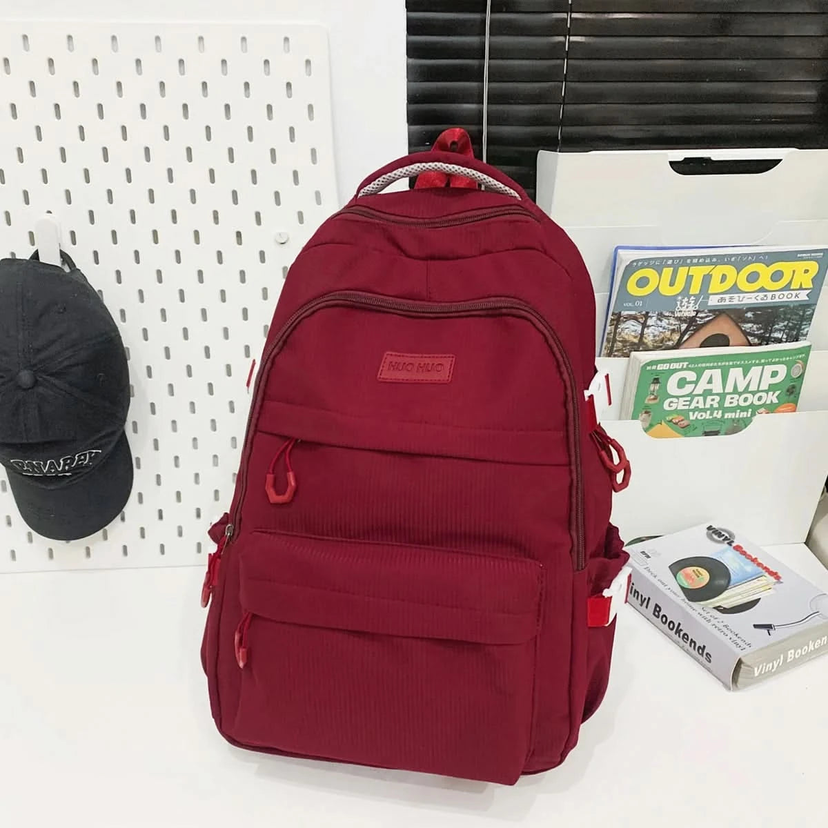 Schoolbag Unisex New Japanese Simple High School Student Junior High School Student Large-Capacity Backpack - M & M Global
