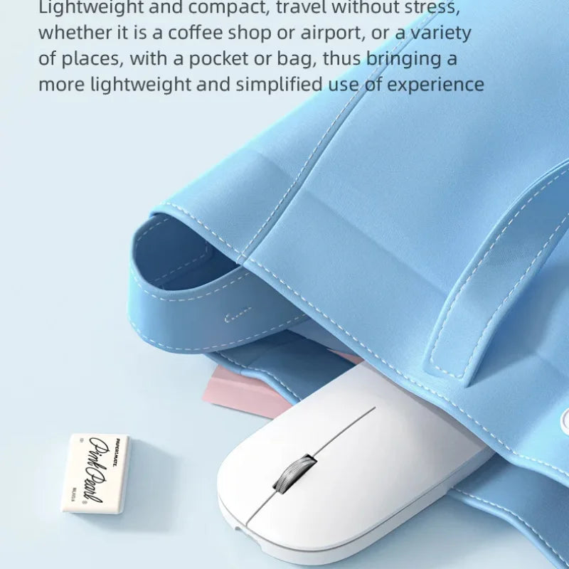 Xiaomi Silent Dual-mode Wireless Mouse Type-C Charging 2.4g Dpi Adjustable Rechargeable Ergonomic Morandi Portable Office Mouse