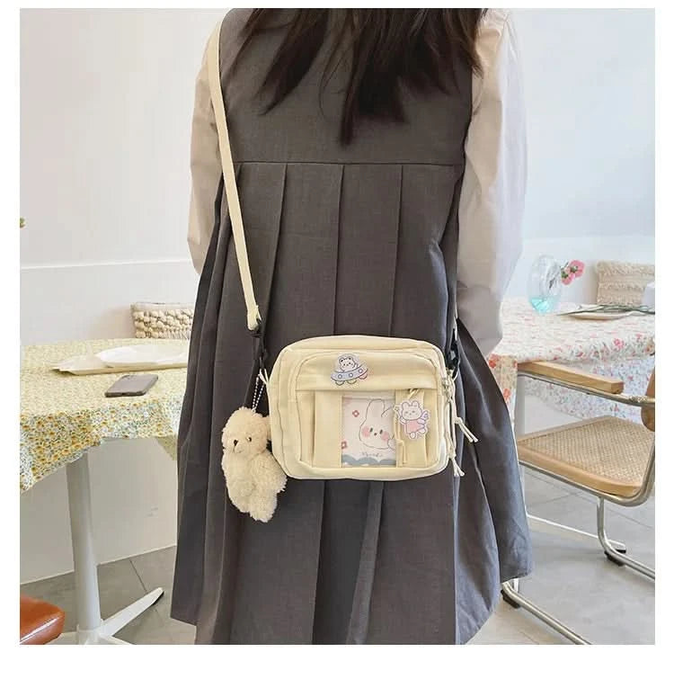 New Kawaii Bag Girls New JK Transparent Bag Small Crossbody Bag For Women Purses and Handbags Shoulder Bag Itabag Bolso - M & M Global