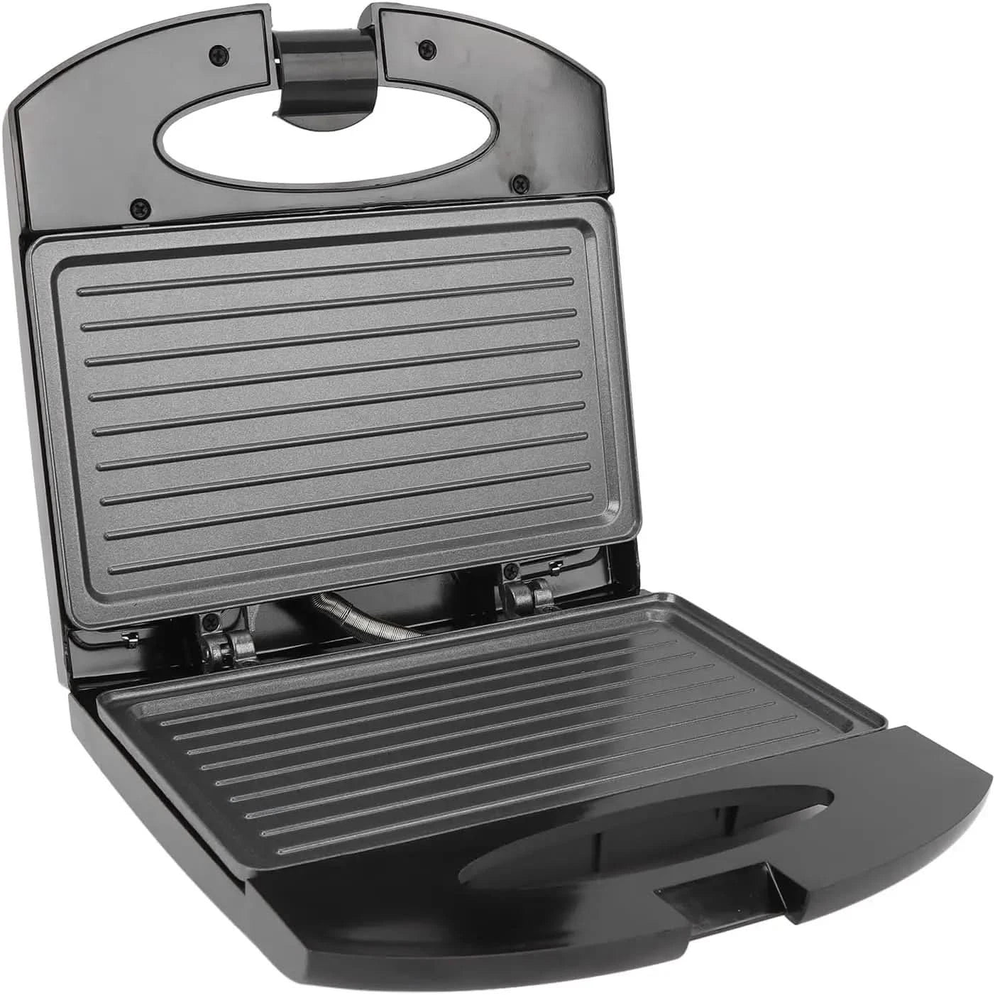 Sandwich Maker Panini Press Grill with Nonstick Plates, 800W Electric Sandwich Press Grill, Breakfast Sandwich Toaster Grilled C - M & M Global