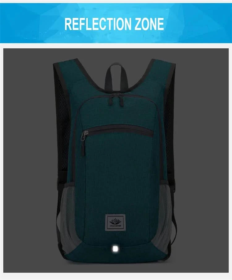 Portable Foldable Backpack,Men Women Ultralight Folding Bag,Outdoor Climbing Cycling Hiking  Knapsack Travel Daypack - M & M Global