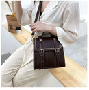 Vintage women messenger bags pu leather female shoulder bag small ladies Totes 2024 new Multifunction schoolbag bagpack handbag - M & M Global